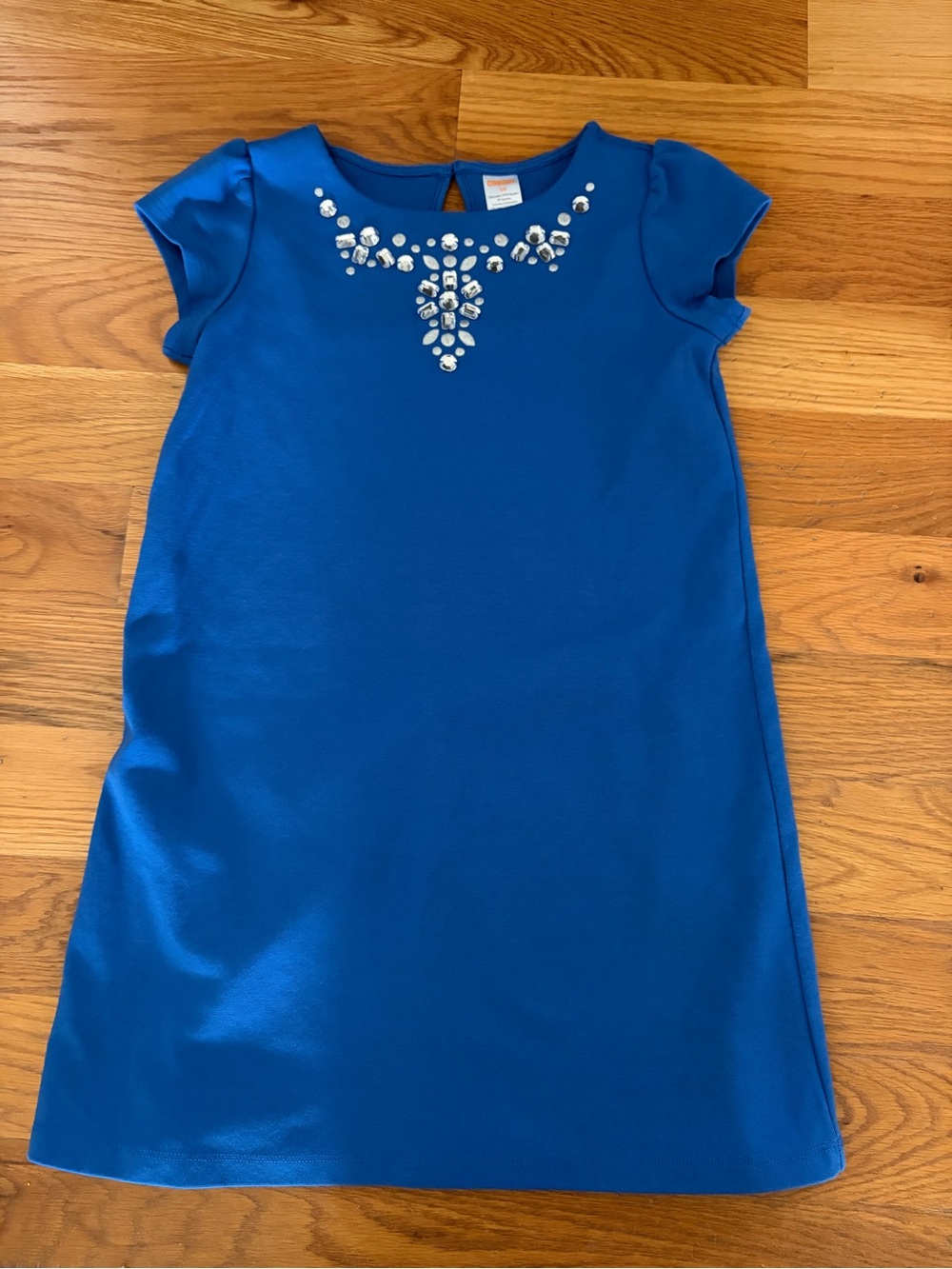 Gymboree Royal Blue Jewel Neckline Dress